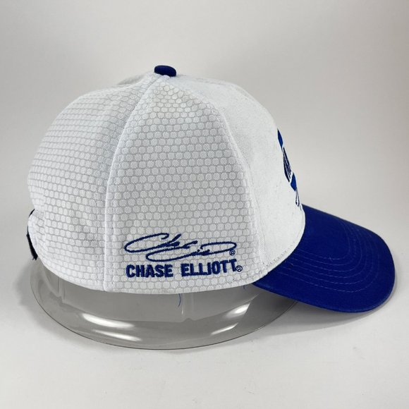 Chase Elliott #9 NASCAR Strap Back Cap Hat Napa Racing Baseball Blue White Mens - Picture 5 of 15
